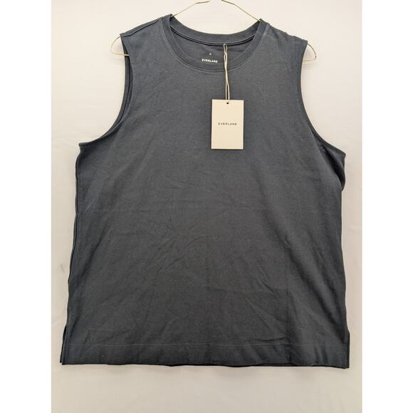 NWT Everlane The Mariner Tank in Black size Medium - Picture 3 of 7